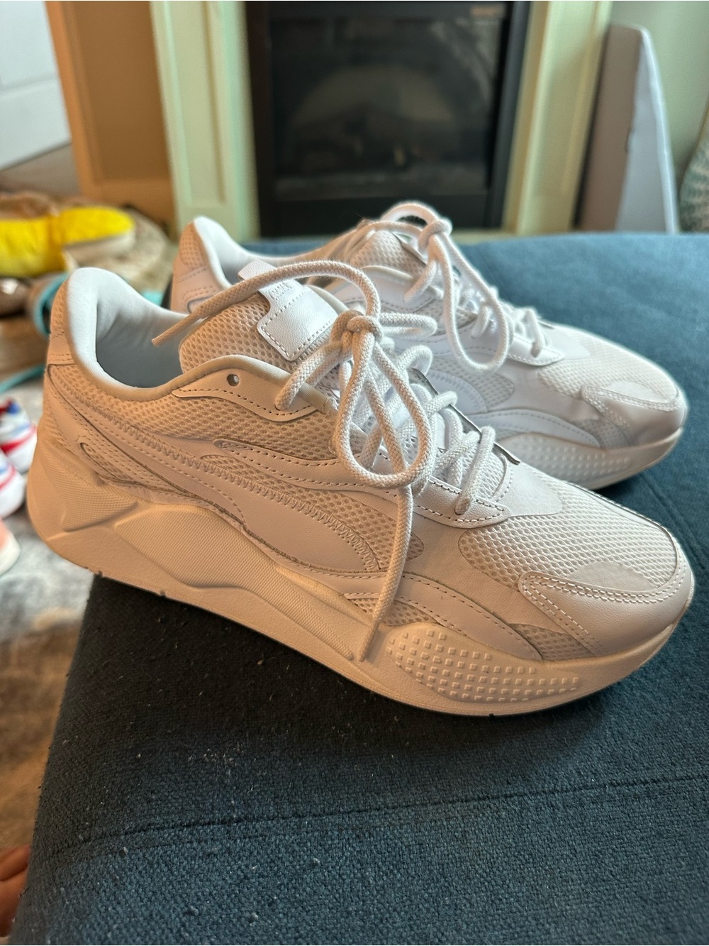 Puma White Running Sneakers